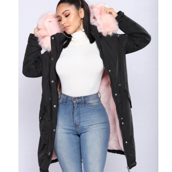 🖤💕Fashion Nova💕🖤 faux fur utility coat jacket - Picture 7 of 7
